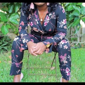 Floral jumpsuit